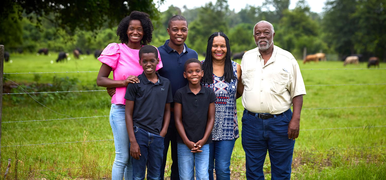 Producer Howard Hodge and his family