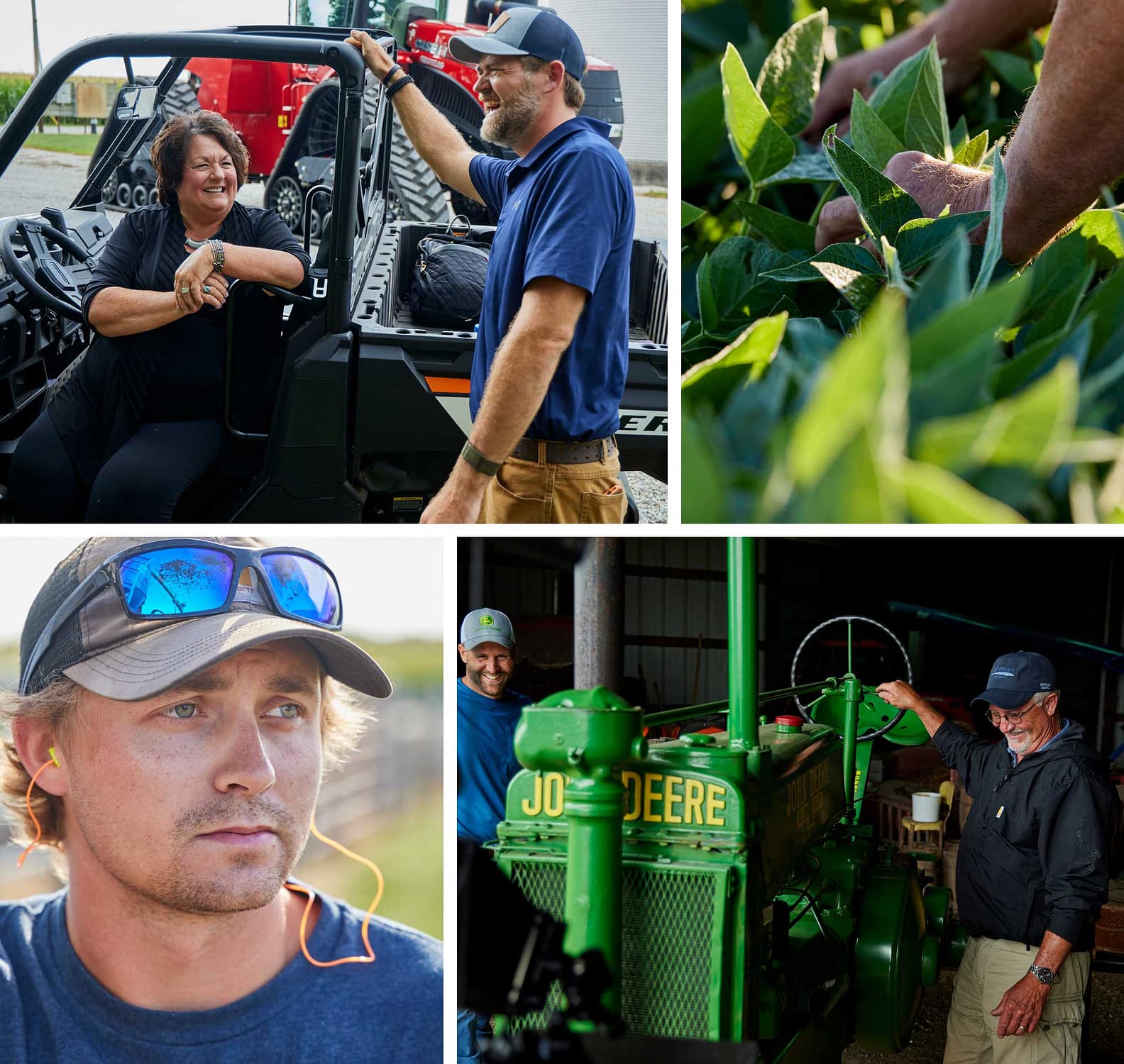 collage of Farmers featured in Faces of Food stories