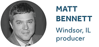 Matt Bennett, Windsor, IL, producer